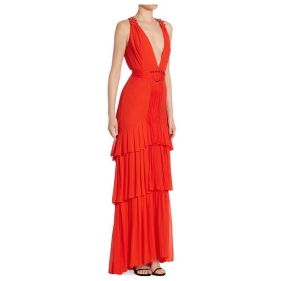 Roberto Cavalli Tiered Ruffle Gown - Picture 4 of 13